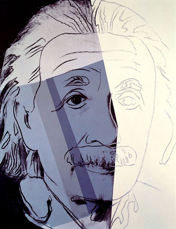 Photo:  Andy Warhol, Albert Einstein, 1980